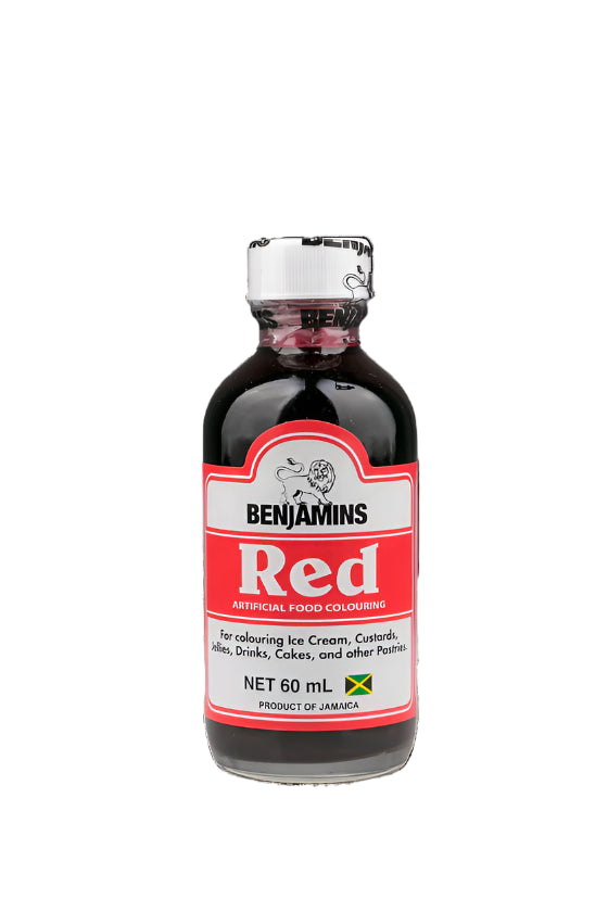 Benjamins Red Artificial Food Colouring, 60ml